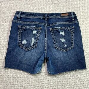 Women’s Buckle Black Cut Off Denim Jean Shorts Fit No. 76 Size 31